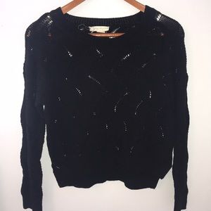 Knitted Black Sweater